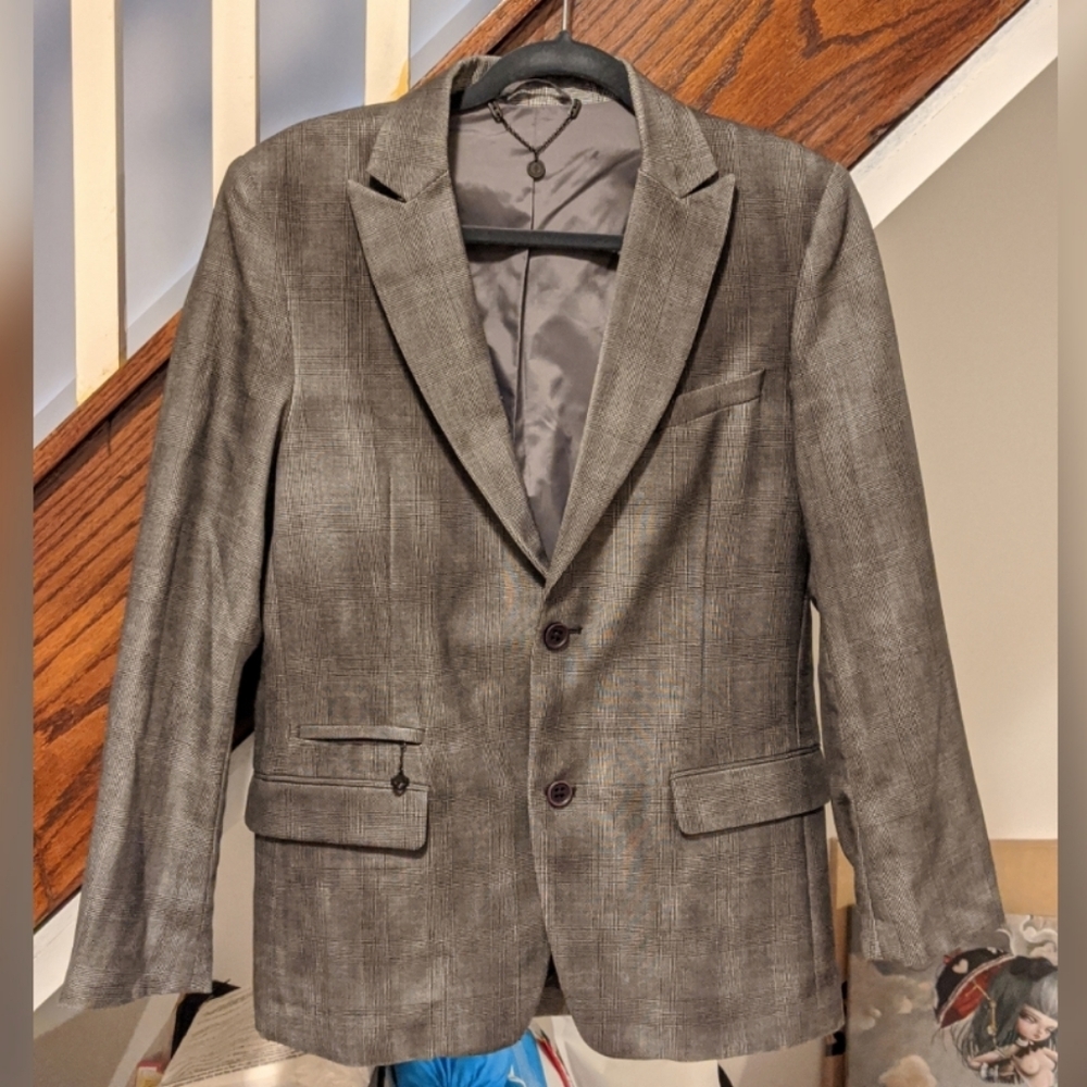 Diesel Grey Dinner Suit Jacket NWOT - Picture 4 of 8